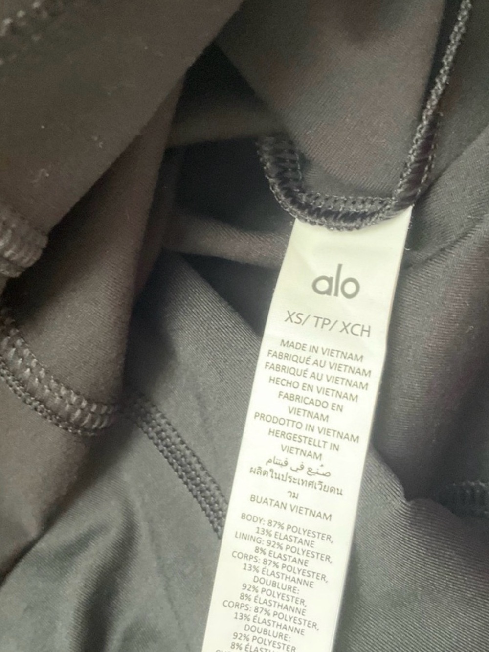 ALO Yoga Black Sleeveless Tennis Mini Dress with Front Zip - Picture 6 of 6